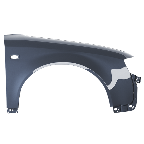 FENDER AUDI A4 B6 LX7Z RIGHT SILVER 00-04 FRONT WING NEW PAINTED WITH INDICATOR HOLE