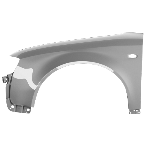 FENDER AUDI A4 B6 LY7Q LEFT SILVER 00-04 FRONT WING NEW PAINTED WITH INDICATOR HOLE
