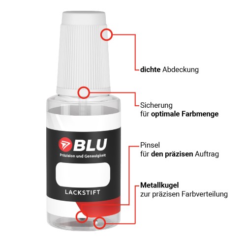 TOUCH UP PAINT LA7W SILVER REFLEXSILVER FOR VW