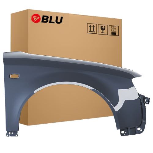 FENDER AUDI A4 B6 LX7Z RIGHT SILVER 00-04 FRONT WING NEW PAINTED WITH INDICATOR HOLE