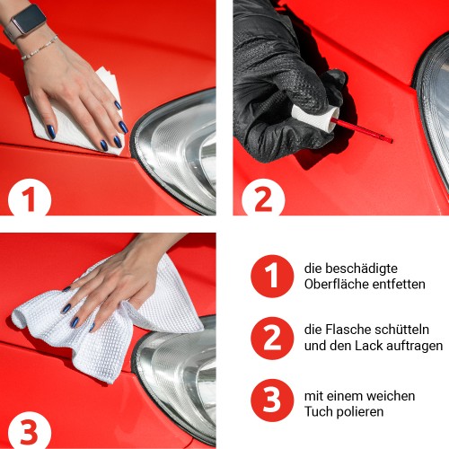 TOUCH UP PAINT LA7W SILVER REFLEXSILVER FOR VW