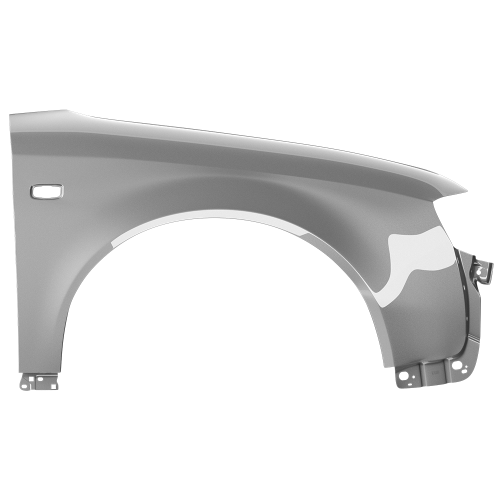 FENDER AUDI A4 B6 LY7Q RIGHT SILVER 00-04 FRONT WING NEW PAINTED WITH INDICATOR HOLE