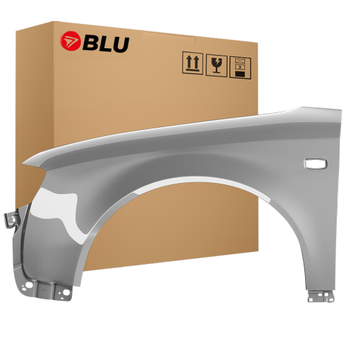 FENDER AUDI A4 B6 LY7Q LEFT SILVER 00-04 FRONT WING NEW PAINTED WITH INDICATOR HOLE